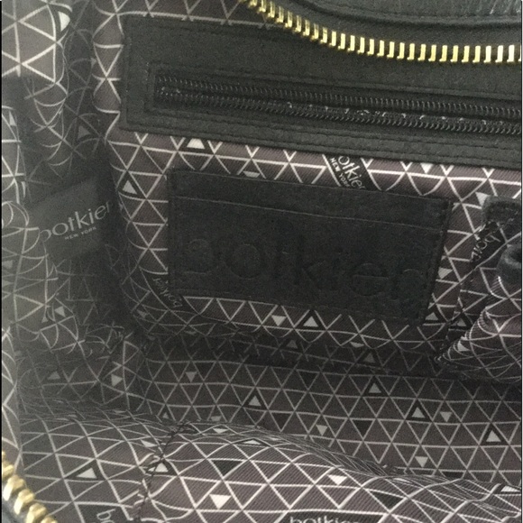 Botkier Black Gold Zipper Handbag - Picture 7 of 10